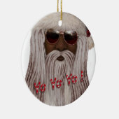 サンタは(暗い) - Yoのヨーヨーを恐れます! セラミックオーナメント (右)