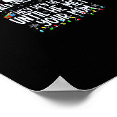 サンタは"；ねえ"；と言って彼はMまで ポスター (角)