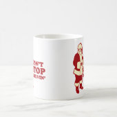 サンタは、Believinをストップ コーヒーマグカップ (中央)