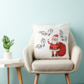 サンタはASLでHo Ho Ho言います クッション (椅子)