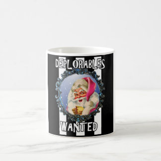 サンタはDeplorablesのコーヒー・マグを愛します コーヒーマグカップ