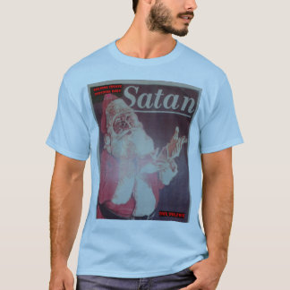 サンタはSatanのためのアナグラムです Tシャツ