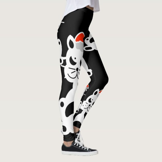 サンタはSlipperywindowによって子猫を引き裂きます レギンス (右)