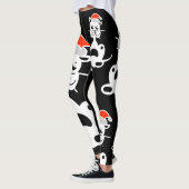 サンタはSlipperywindowによって子猫を引き裂きます レギンス (左)