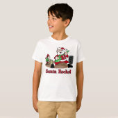 サンタはTシャツを揺すります Tシャツ (正面フル)