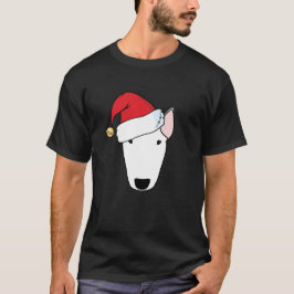 サンタばらブルテリアのクリスマスTシャツ Tシャツ