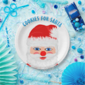 サンタへのクッキー ペーパープレート (パーティー)