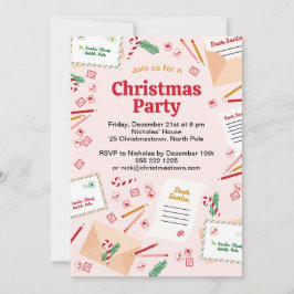 サンタへのホリデーメール&レター – Merry Christmas 招待状