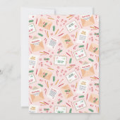 サンタへのホリデーメール&レター – Merry Christmas 招待状 (裏面)