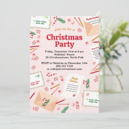 サンタへのホリデーメール&レター – Merry Christmas 招待状