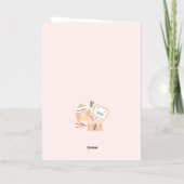 サンタへのホリデーメール&レター – Merry Christmas 箔シーズンカード (裏面)