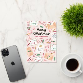 サンタへのホリデーメール&レター – Merry Christmas 箔シーズンカード