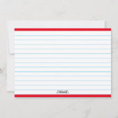 サンタへのホリデー写真カード シーズンカード (裏面)