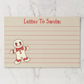 サンタへの可愛いクリスマスレター紙パッド ペーパーパッド (正面)
