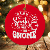 サンタへの愛のメッセージ それは妖精の写真です セラミックオーナメント