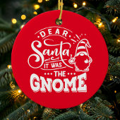 サンタへの愛のメッセージ それは妖精の写真です セラミックオーナメント