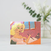 サンタへの手紙を書くこと シーズンポストカード (スタンド正面)