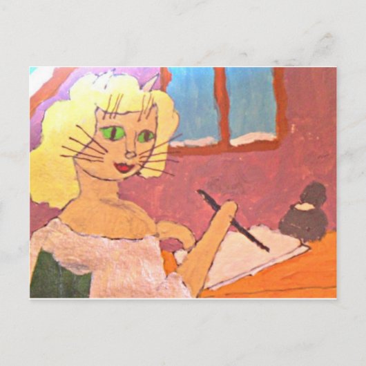 サンタへの手紙を書くこと シーズンポストカード (正面)