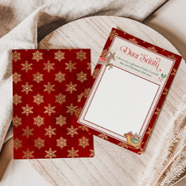 サンタへの手紙テンプレート。写真テンプレート 招待状