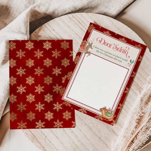 サンタへの手紙テンプレート。写真テンプレート 招待状