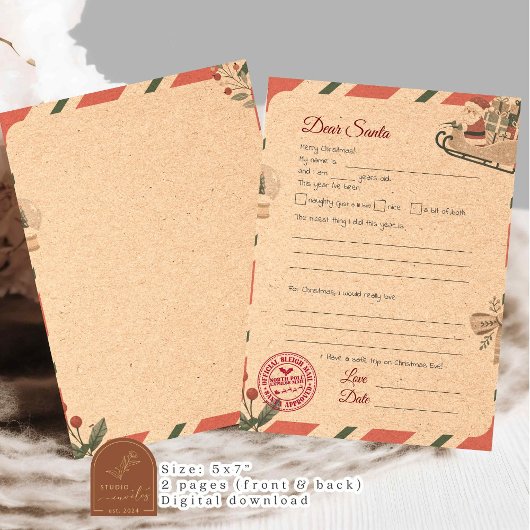 サンタへの手紙