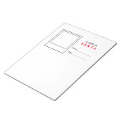 サンタへの手紙 ノートパッド (アングル)