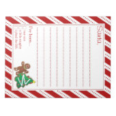 サンタへの手紙 ノートパッド (正面)