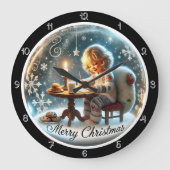サンタへの手紙 ラージ壁時計 (正面)