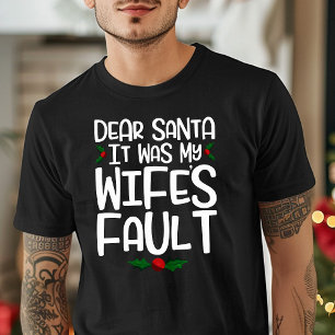 サンタへの手紙 私のせいじゃない Tシャツ