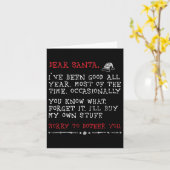 サンタへの手紙 私自身がプレゼントを買うよ カード (黄色い花)