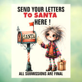 サンタへの手紙 - 読んでね... ウィンドウサイン (シート3)