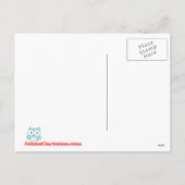 サンタへの犬の手紙 – クリスマスおもしろい漫画 シーズンポストカード (裏面)