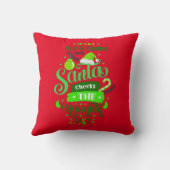 サンタまでおもしろいとゲームは… おもしろい クッション (裏面)