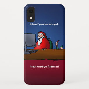 サンタもしが悪かったのおもしろいを iPhone XRケース