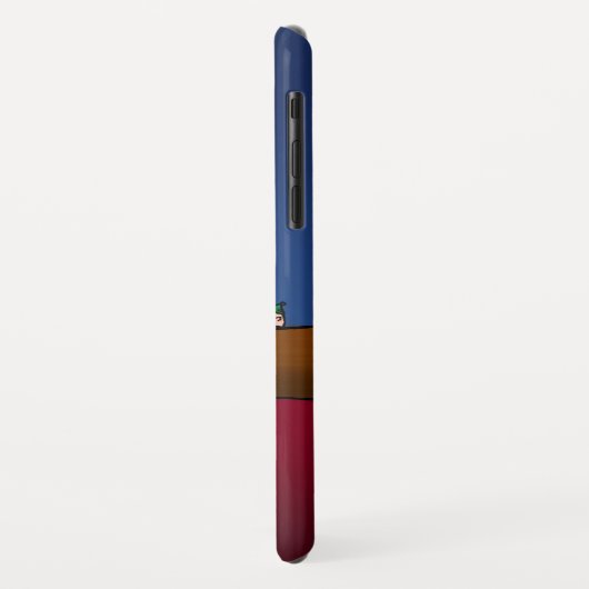 サンタもしが悪かったのおもしろいを Case-Mate iPhoneケース (裏面/左)