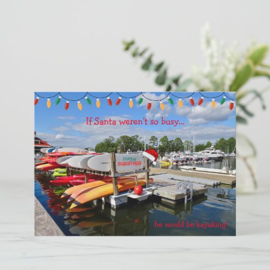 サンタもしーはカヤックし忙したそうじゃなかった！ シーズンカード (スタンド正面)