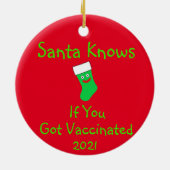 サンタもしーは得陶磁器オーナメント セラミックオーナメント (裏面)