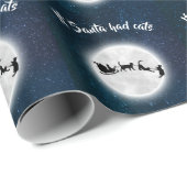 サンタもしーは猫をおもしろい飼っていた ラッピングペーパー (ロールコーナー)