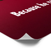 サンタもしーポスターが悪いおもしろいこと ポスター (角)