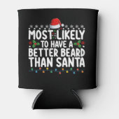 サンタよりひげのほうが強いらしい 缶クーラー (正面)