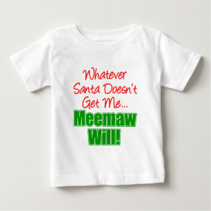 サンタよりマイモー ベビーTシャツ