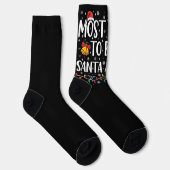 サンタをこき使うおもしろクリスマス ソックス (右)