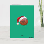 サンタをバタンと叩く カード (裏面)