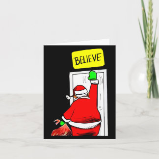 サンタを信じるクリスマス カード