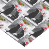 サンタを待っている ショートテーブルランナー (コーナー)