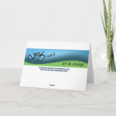 サンタを待っている シーズンカード (裏面)