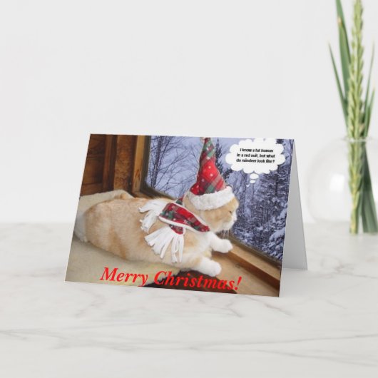 サンタを待っている シーズンカード (正面)