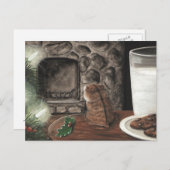 サンタを待っている シーズンポストカード (正面/裏面)