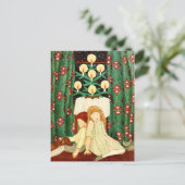 サンタを待って寝ちゃった! シーズンポストカード (スタンド正面)