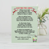 サンタを待つクリスマスの詩  シーズンカード (スタンド正面)